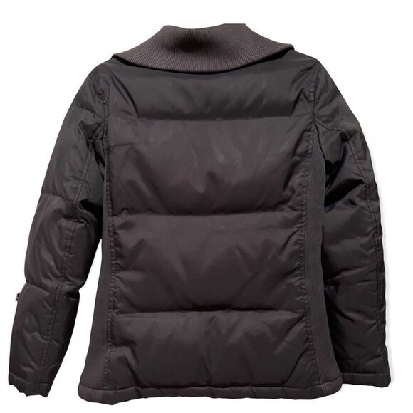 Vintage GAP 1990’s Black Quilted Zip Up Down Feather Puffer Warm Jacket Sz XS - Picture 2 of 10